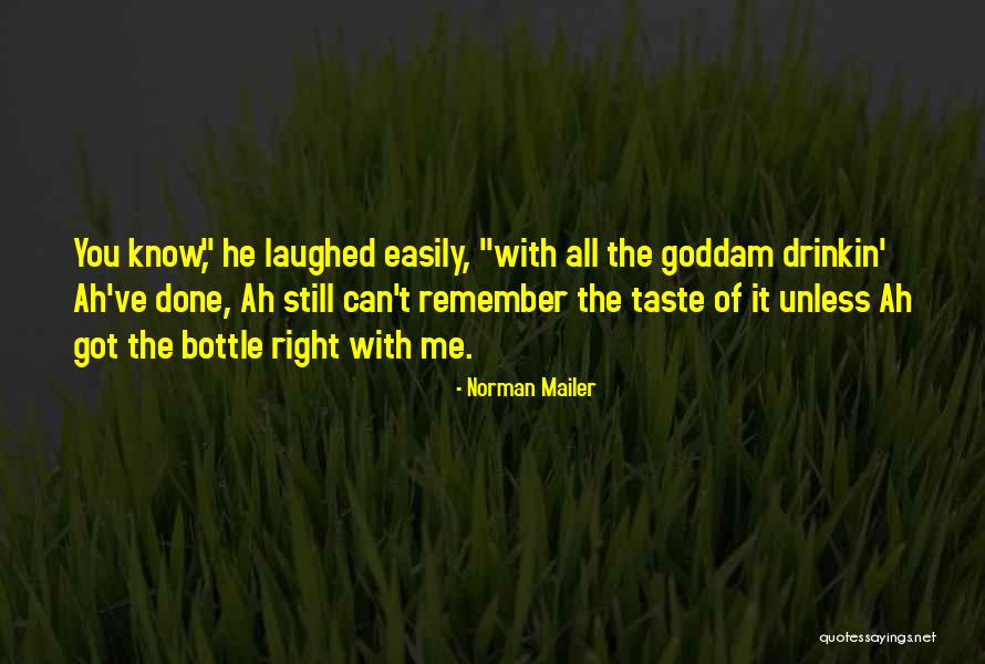 You Got Me Quotes By Norman Mailer