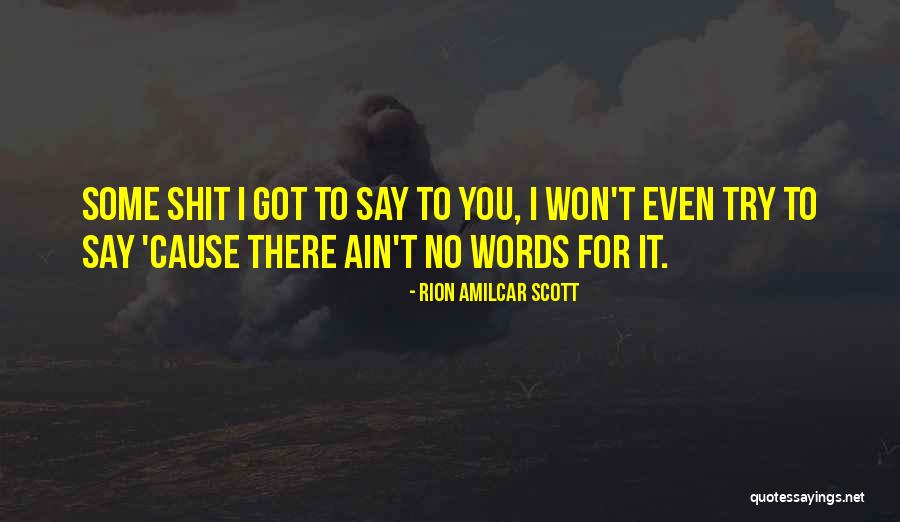 You Got To Try Quotes By Rion Amilcar Scott You Got To Try Quotes By Rion Amilcar Scott