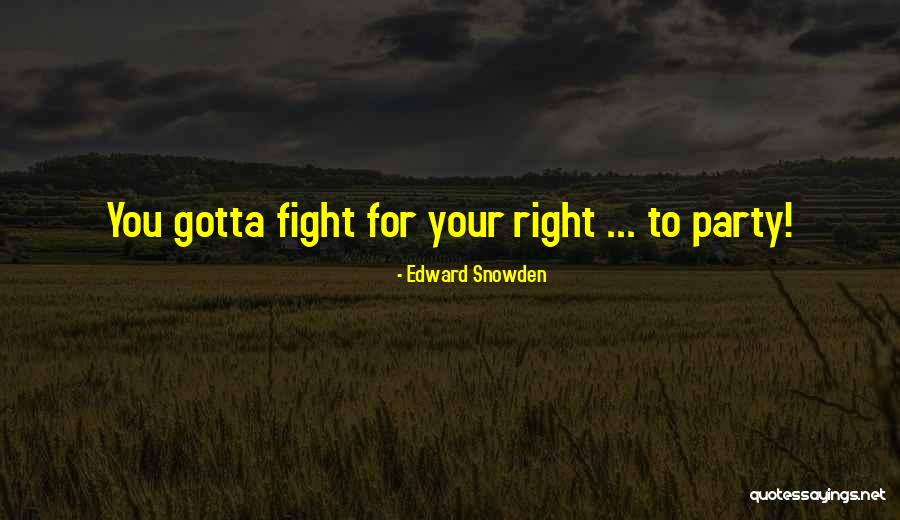 You Gotta Fight Quotes By Edward Snowden