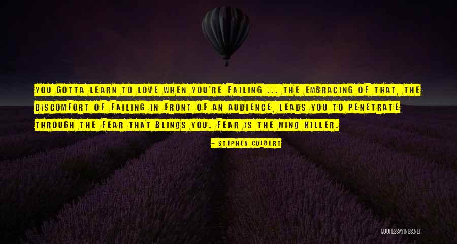 You Gotta Go Through Something To Get To Something Quotes By Stephen Colbert You Gotta Go Through Something To Get To Something Quotes By Stephen Colbert