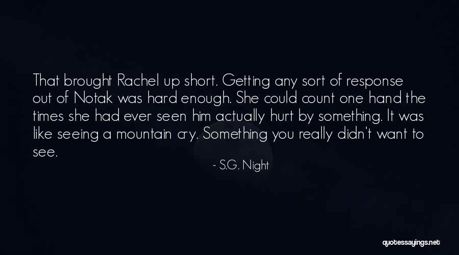 You Had Enough Quotes By S.G. Night