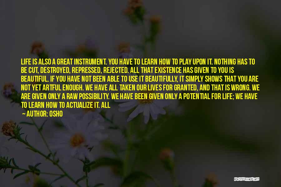 You Have Great Potential Quotes By Osho