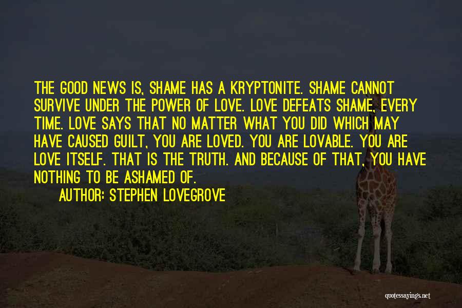 You Have No Shame Quotes By Stephen Lovegrove