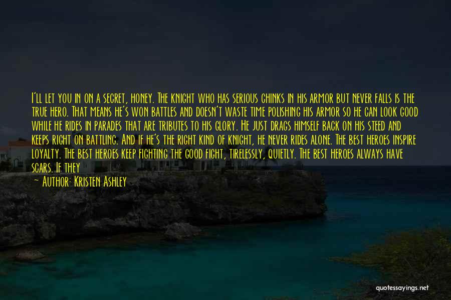 You Have To Fight Alone Quotes By Kristen Ashley