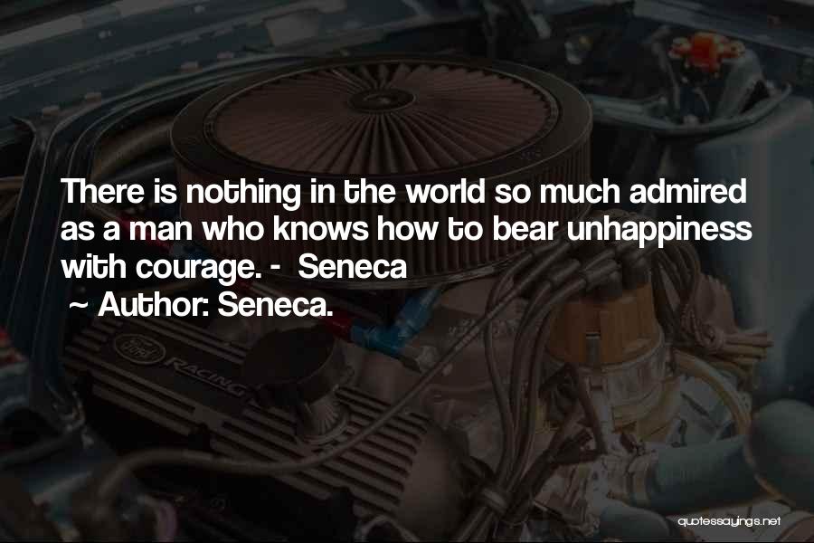 You Have To Fight For Happiness Quotes By Seneca.