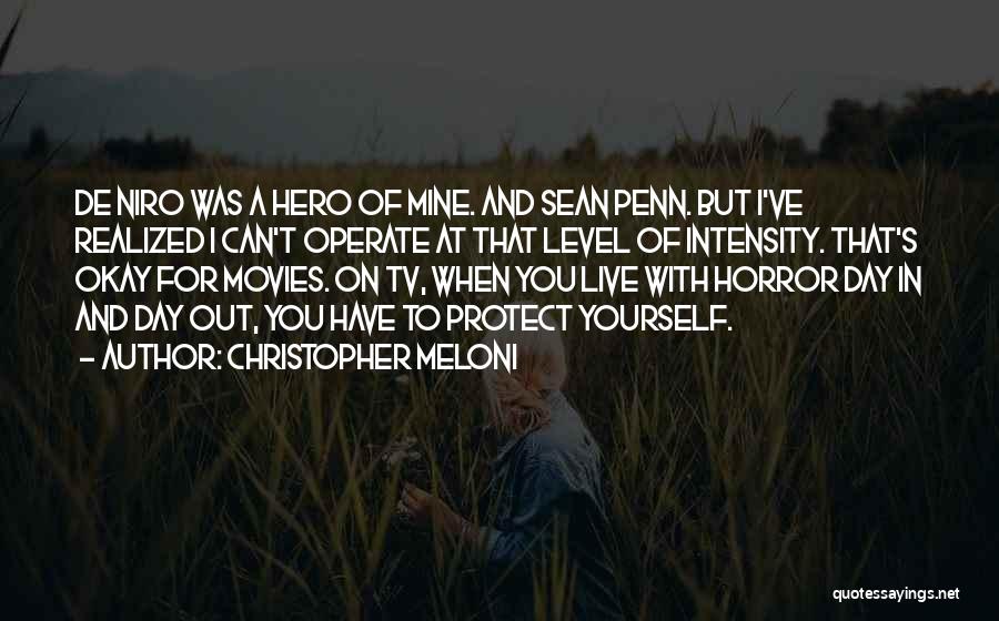 You Have To Live For Yourself Quotes By Christopher Meloni
