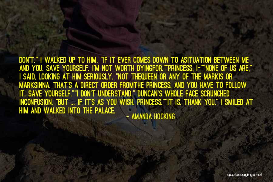 You Have To Save Yourself Quotes By Amanda Hocking