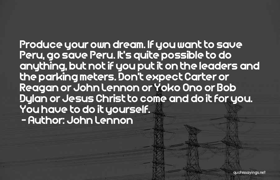You Have To Save Yourself Quotes By John Lennon