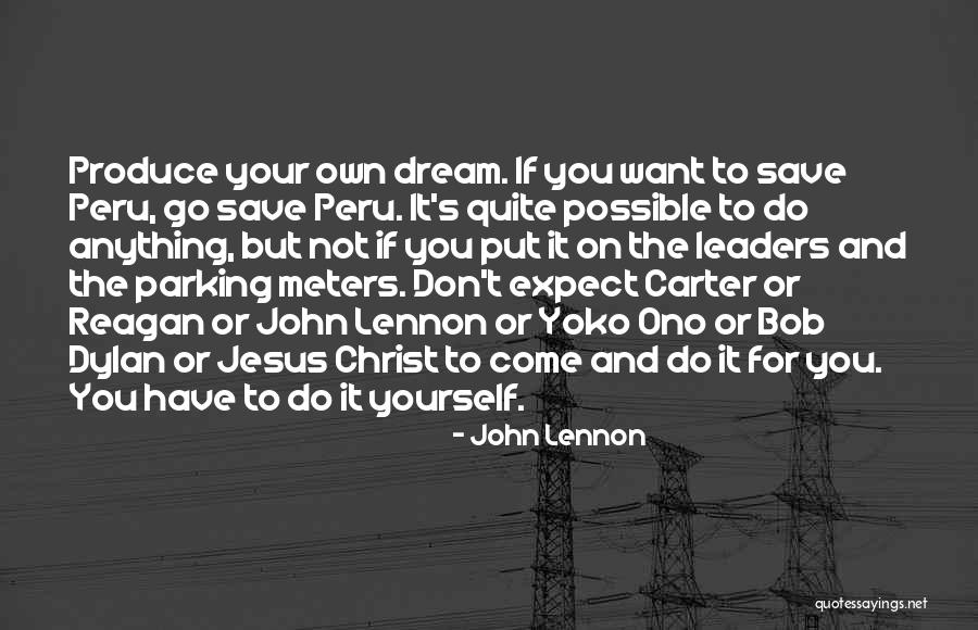 You Have To Save Yourself Quotes By John Lennon