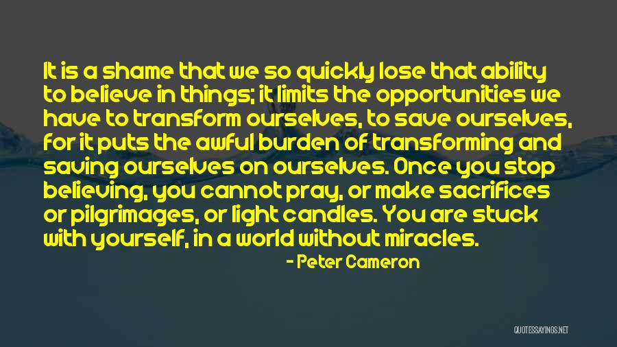 You Have To Save Yourself Quotes By Peter Cameron