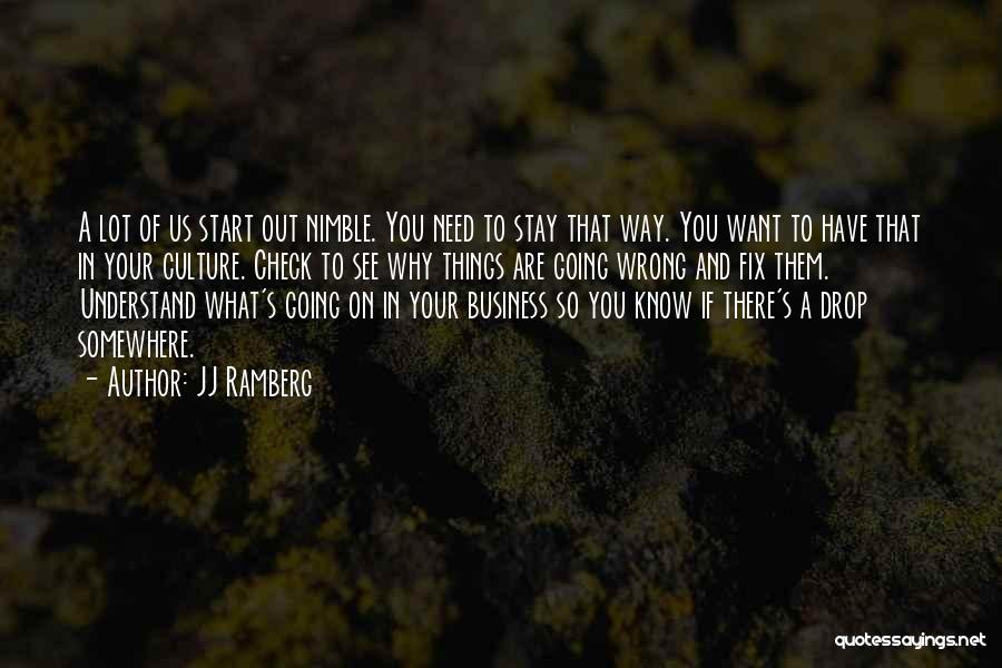 You Have To Start Somewhere Quotes By JJ Ramberg