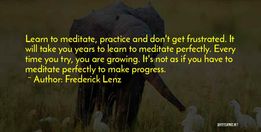 You Have To Try Quotes By Frederick Lenz