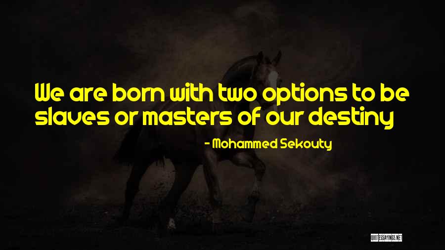 You Have Two Options In Life Quotes By Mohammed Sekouty You Have Two Options In Life Quotes By Mohammed Sekouty