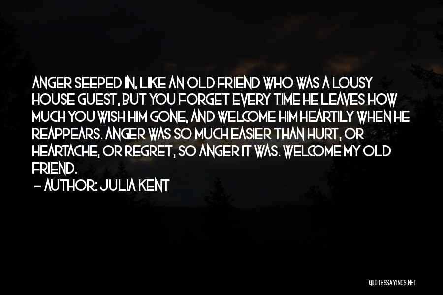 You Hurt Me Best Friend Quotes By Julia Kent