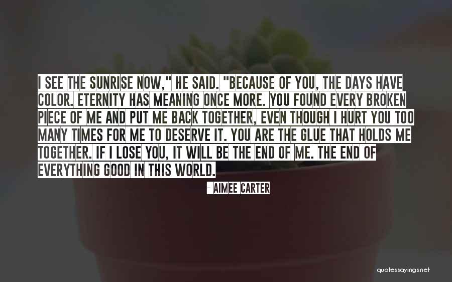 You Hurt Me Too Many Times Quotes By Aimee Carter You Hurt Me Too Many Times Quotes By Aimee Carter