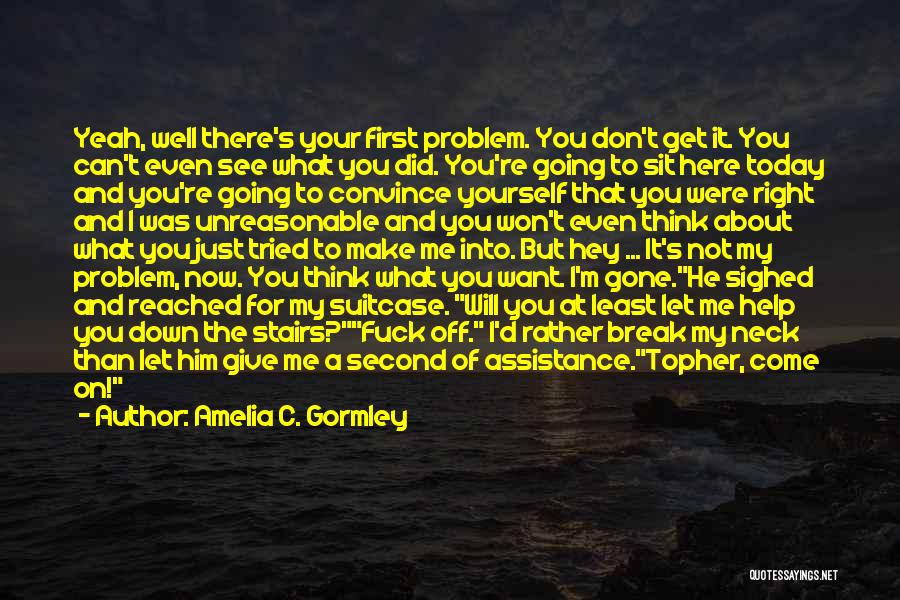 You Just Can't Help Yourself Quotes By Amelia C. Gormley