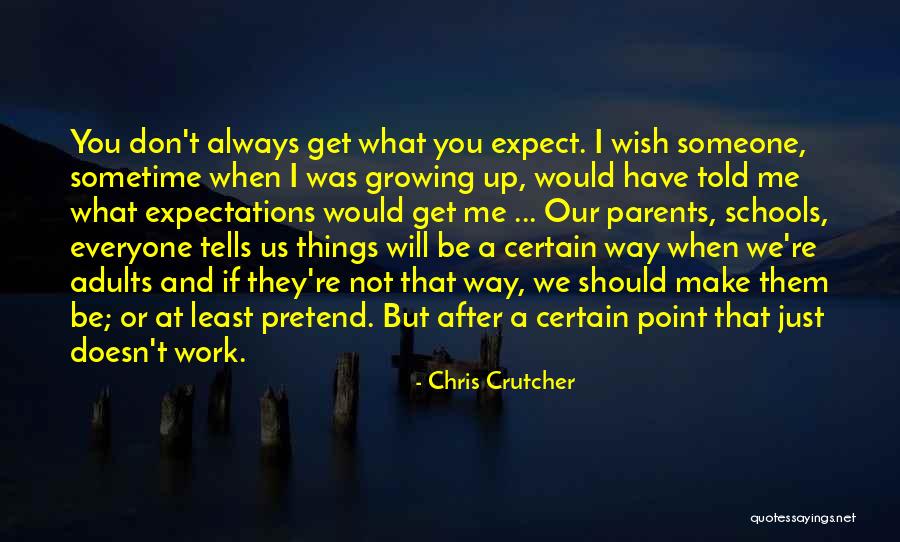 You Just Don't Get Me Quotes By Chris Crutcher You Just Don't Get Me Quotes By Chris Crutcher