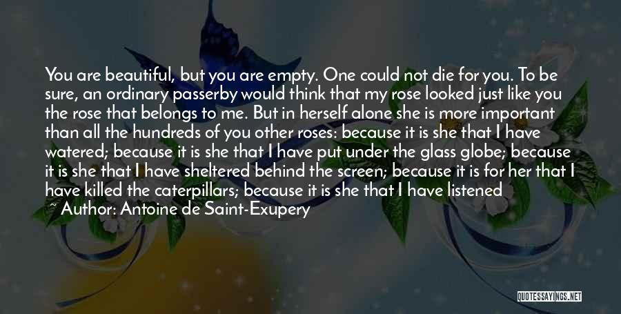 You Just Killed Me Quotes By Antoine De Saint-Exupery