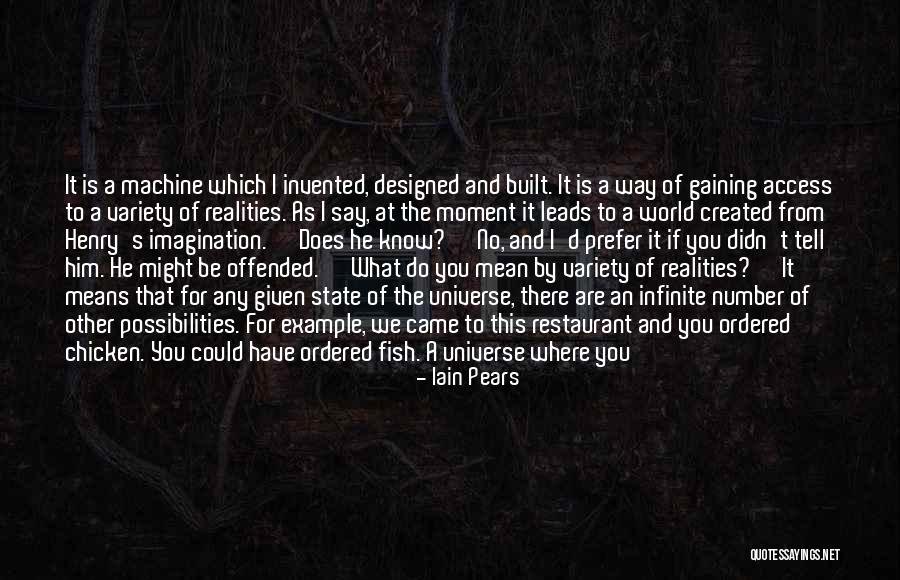 You Know He's The One Quotes By Iain Pears You Know He's The One Quotes By Iain Pears