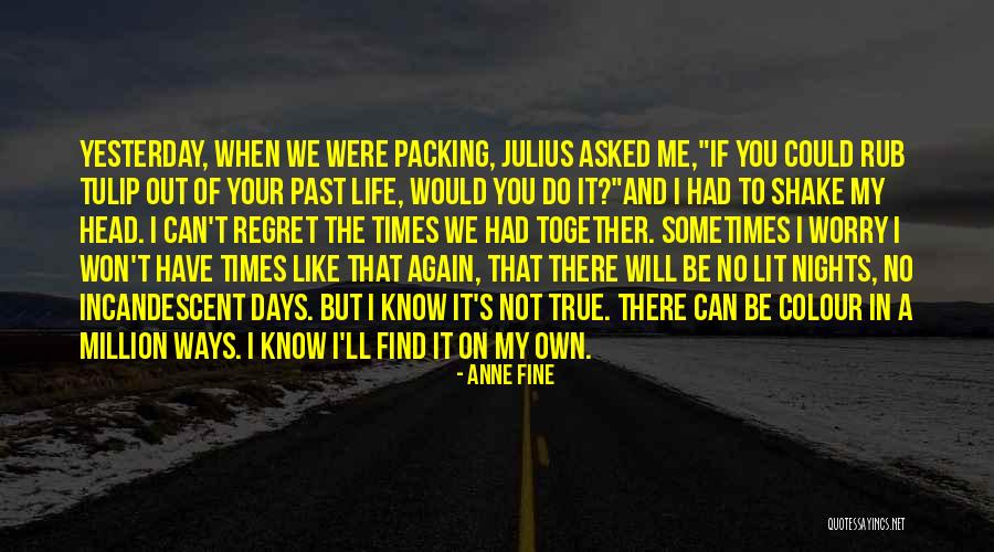 You Know My Past Quotes By Anne Fine You Know My Past Quotes By Anne Fine