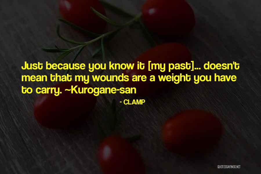 You Know My Past Quotes By CLAMP You Know My Past Quotes By CLAMP