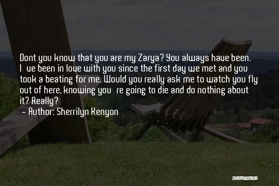 You Know Nothing About Love Quotes By Sherrilyn Kenyon