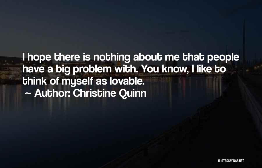 You Know Nothing About Me Quotes By Christine Quinn