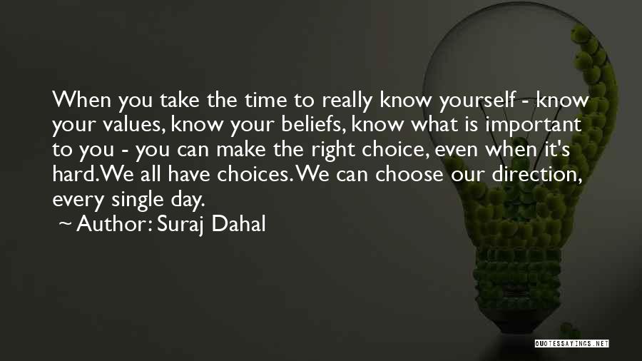 You Know What's Right Quotes By Suraj Dahal