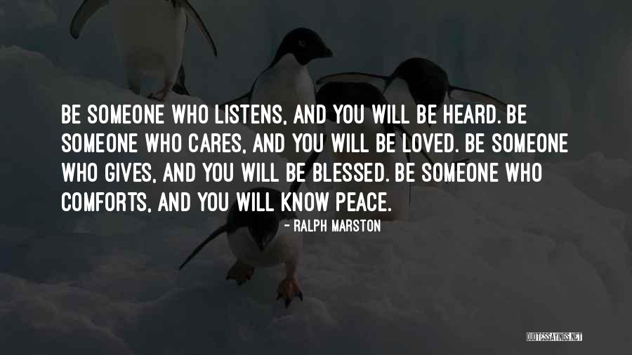 You Know Who Cares Quotes By Ralph Marston You Know Who Cares Quotes By Ralph Marston