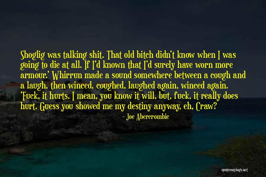You Know You Hurt When Quotes By Joe Abercrombie You Know You Hurt When Quotes By Joe Abercrombie