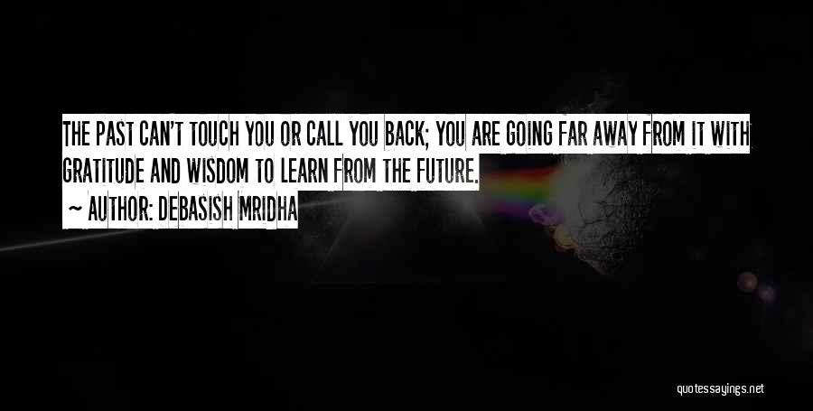 You Learn From The Past Quotes By Debasish Mridha