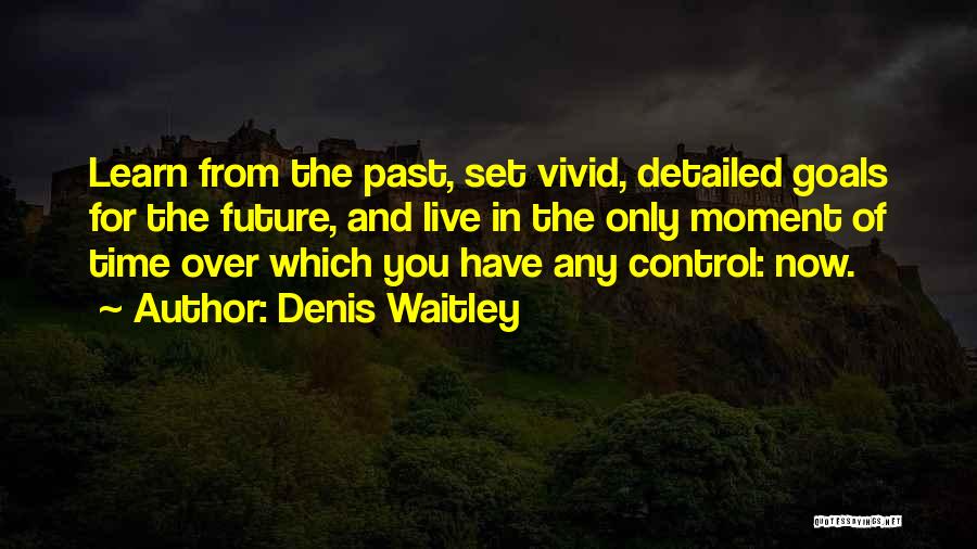 You Learn From The Past Quotes By Denis Waitley
