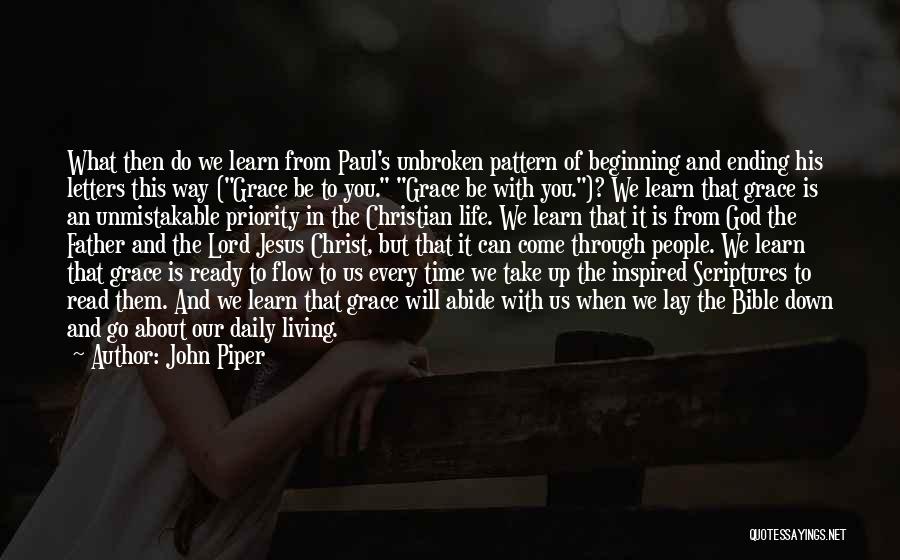 You Learn From The Past Quotes By John Piper