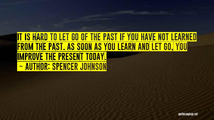 You Learn From The Past Quotes By Spencer Johnson