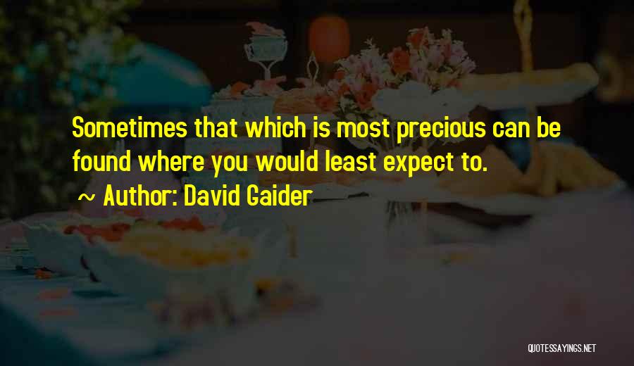 You Least Expect Quotes By David Gaider