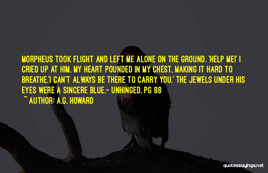 You Left Me Alone Quotes By A.G. Howard