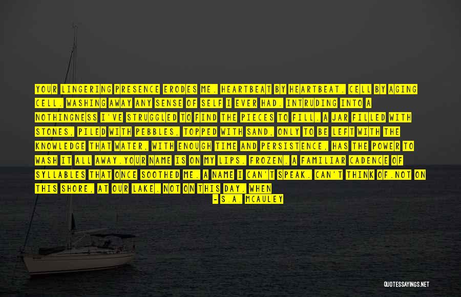 You Left Me Once Quotes By S.A. McAuley You Left Me Once Quotes By S.A. McAuley