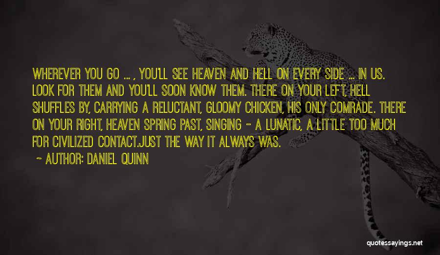 You Left Too Soon Quotes By Daniel Quinn