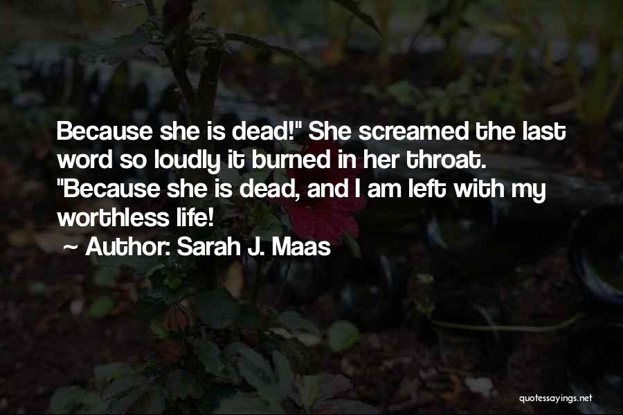 You Left Without A Word Quotes By Sarah J. Maas