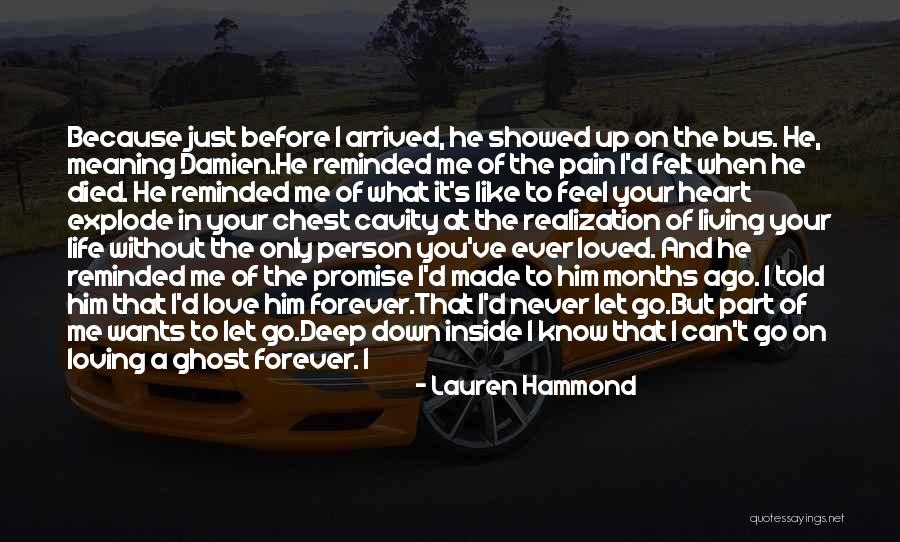 You Let Me Down Love Quotes By Lauren Hammond