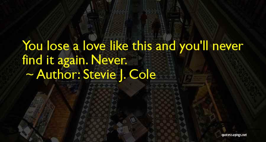 You Ll Find Love Quotes By Stevie J. Cole