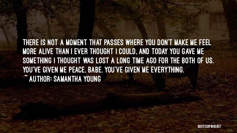 You Lost Not Me Quotes By Samantha Young