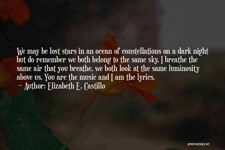 You Lost Us Quotes By Elizabeth E. Castillo