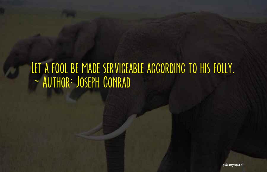 You Made A Fool Of Me Quotes By Joseph Conrad