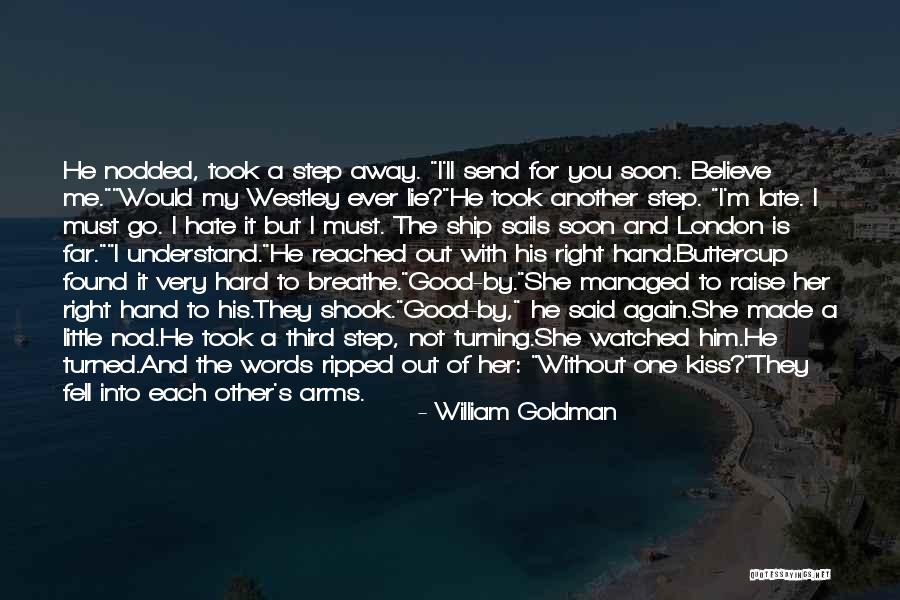 You Made Me Believe Again Quotes By William Goldman