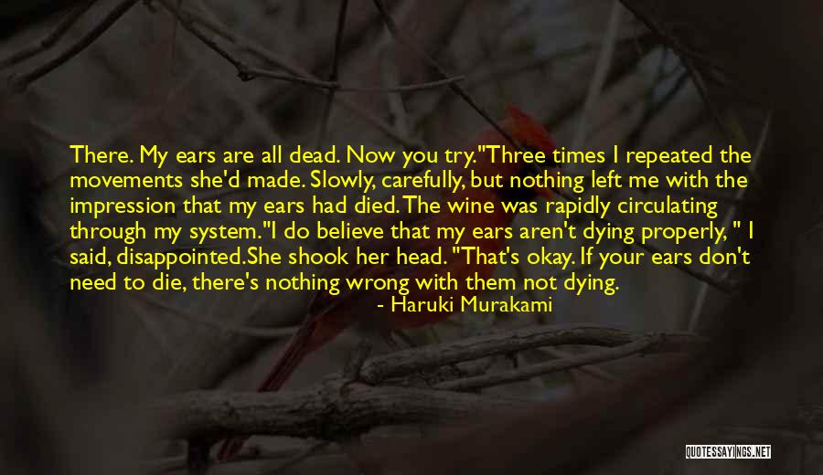 You Made Me Believe Quotes By Haruki Murakami You Made Me Believe Quotes By Haruki Murakami