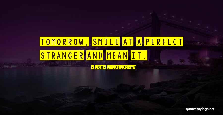 You Make Me Happy And Smile Quotes By John O'Callaghan You Make Me Happy And Smile Quotes By John O'Callaghan