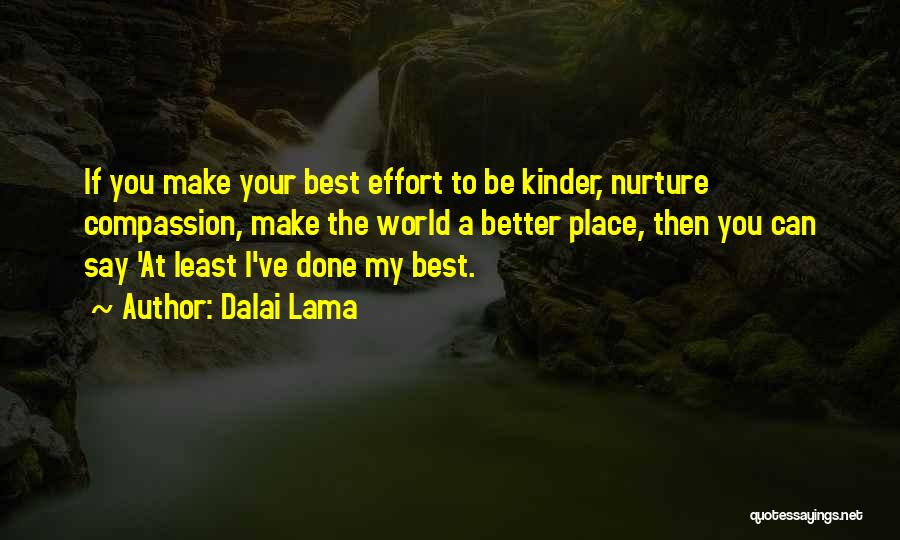 You Make My World Better Place Quotes By Dalai Lama