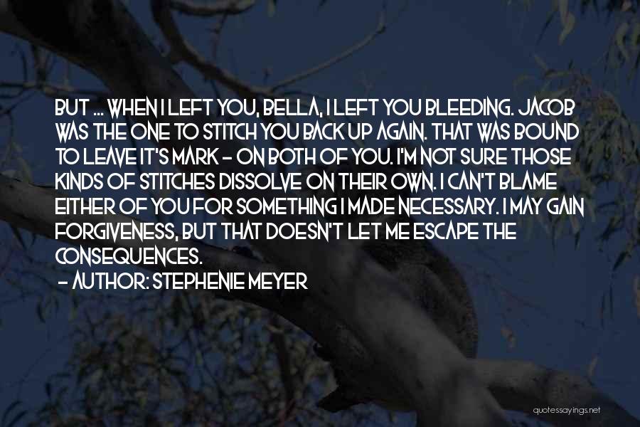 You May Leave Me Quotes By Stephenie Meyer