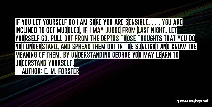 You May Not Understand Quotes By E. M. Forster